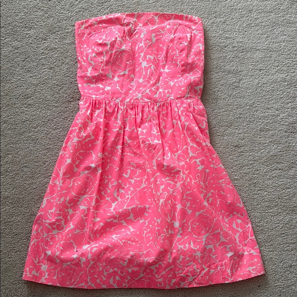 Lily Pulitzer Strapless Pink Dress